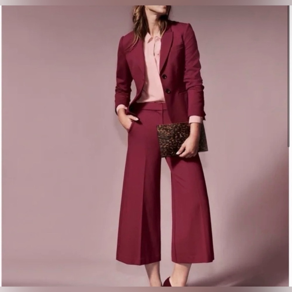 Boden Hampshire Ponte Wide Leg Cullotes